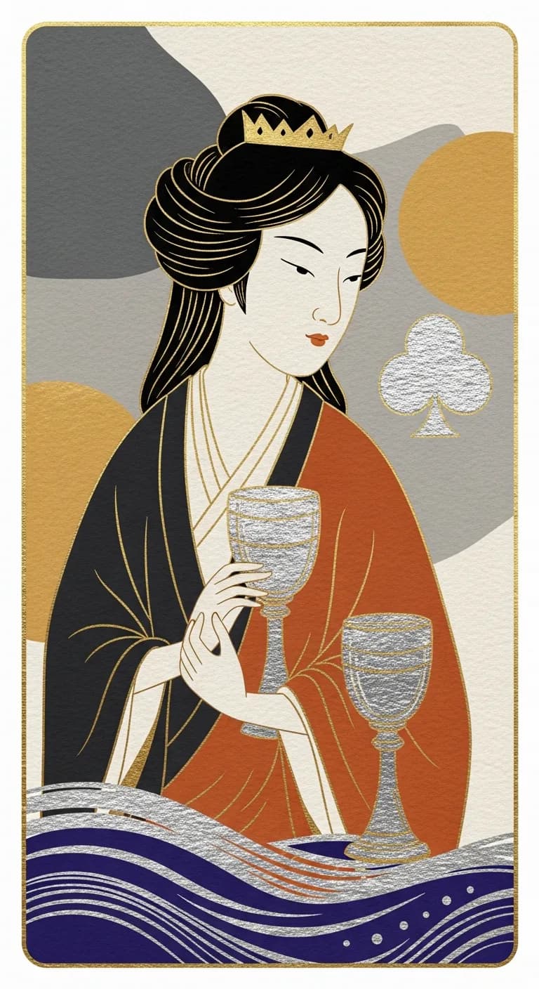 King Cups tarot card - Babar Azam's journey card