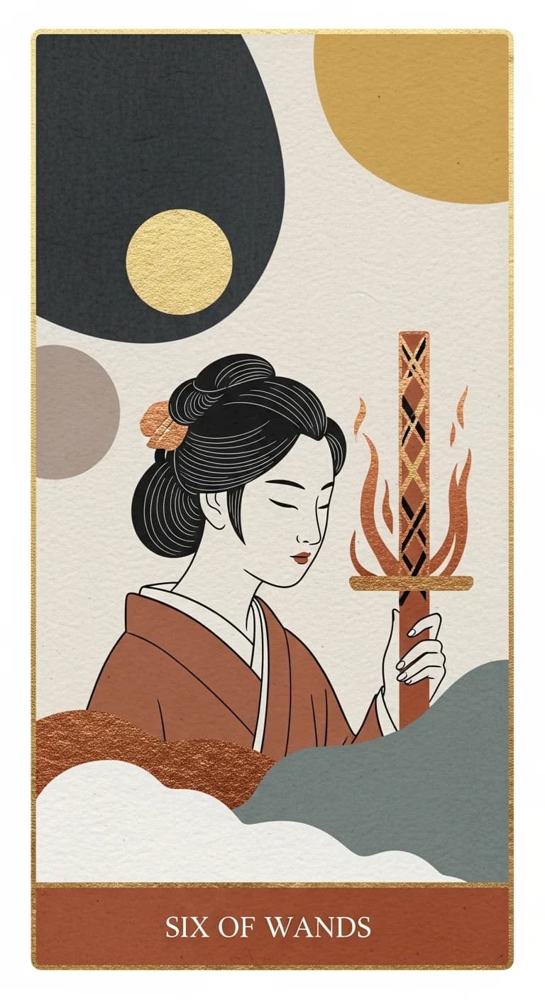 Six Wands tarot card - Jayson Tatum's journey card