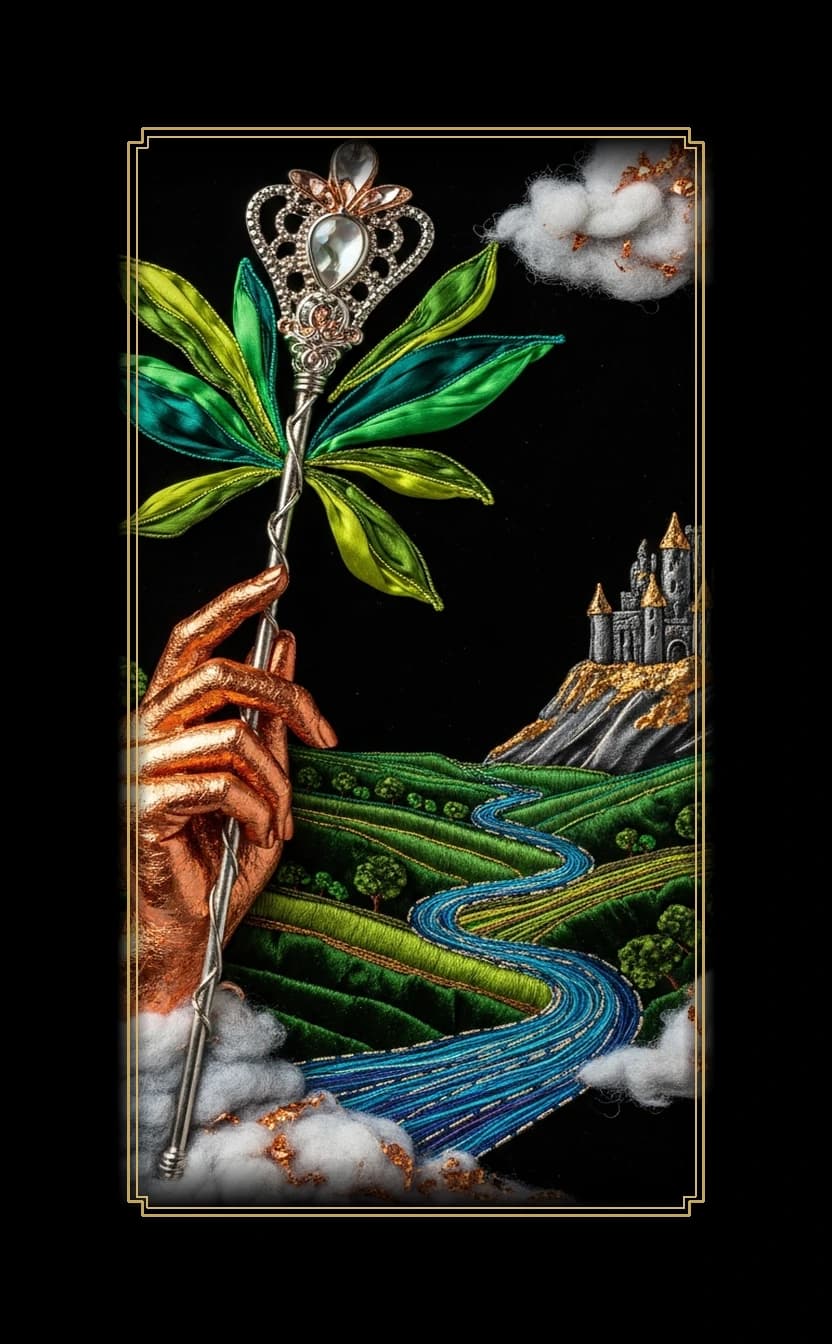 Ace Wands tarot card - Doechii's journey card