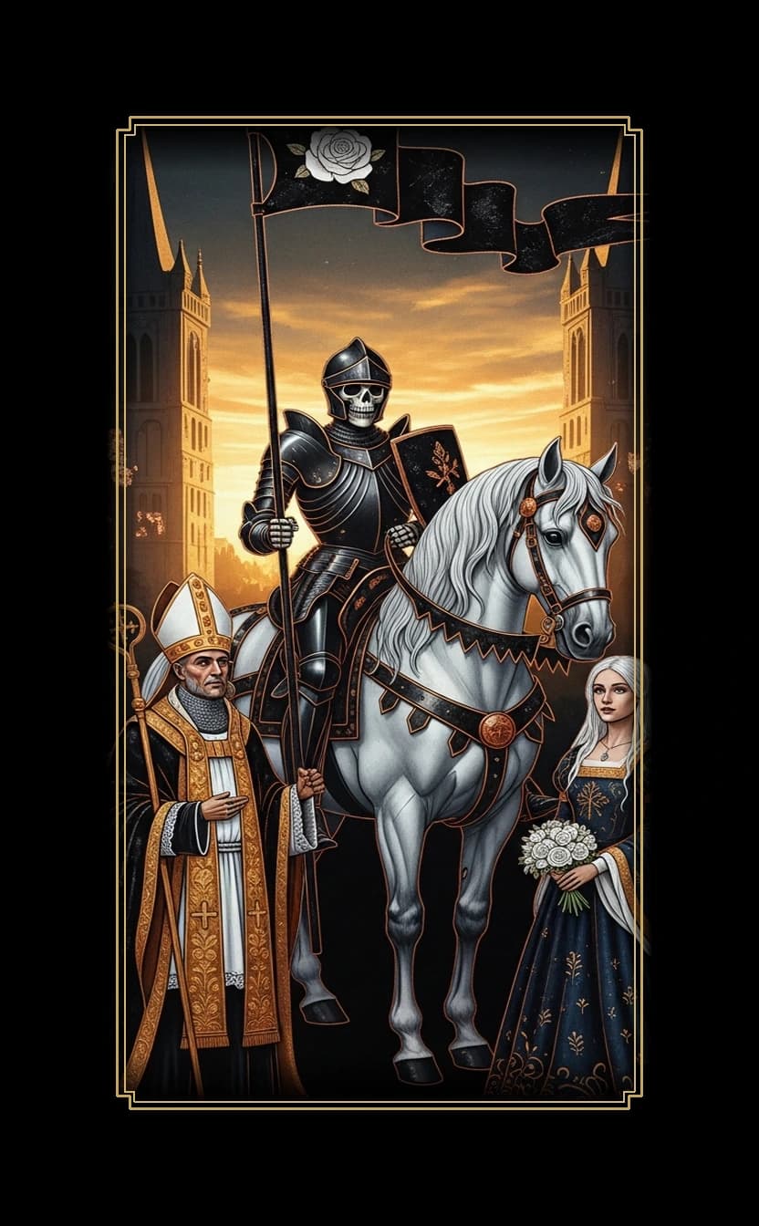 Death tarot card - Adam Driver's journey card