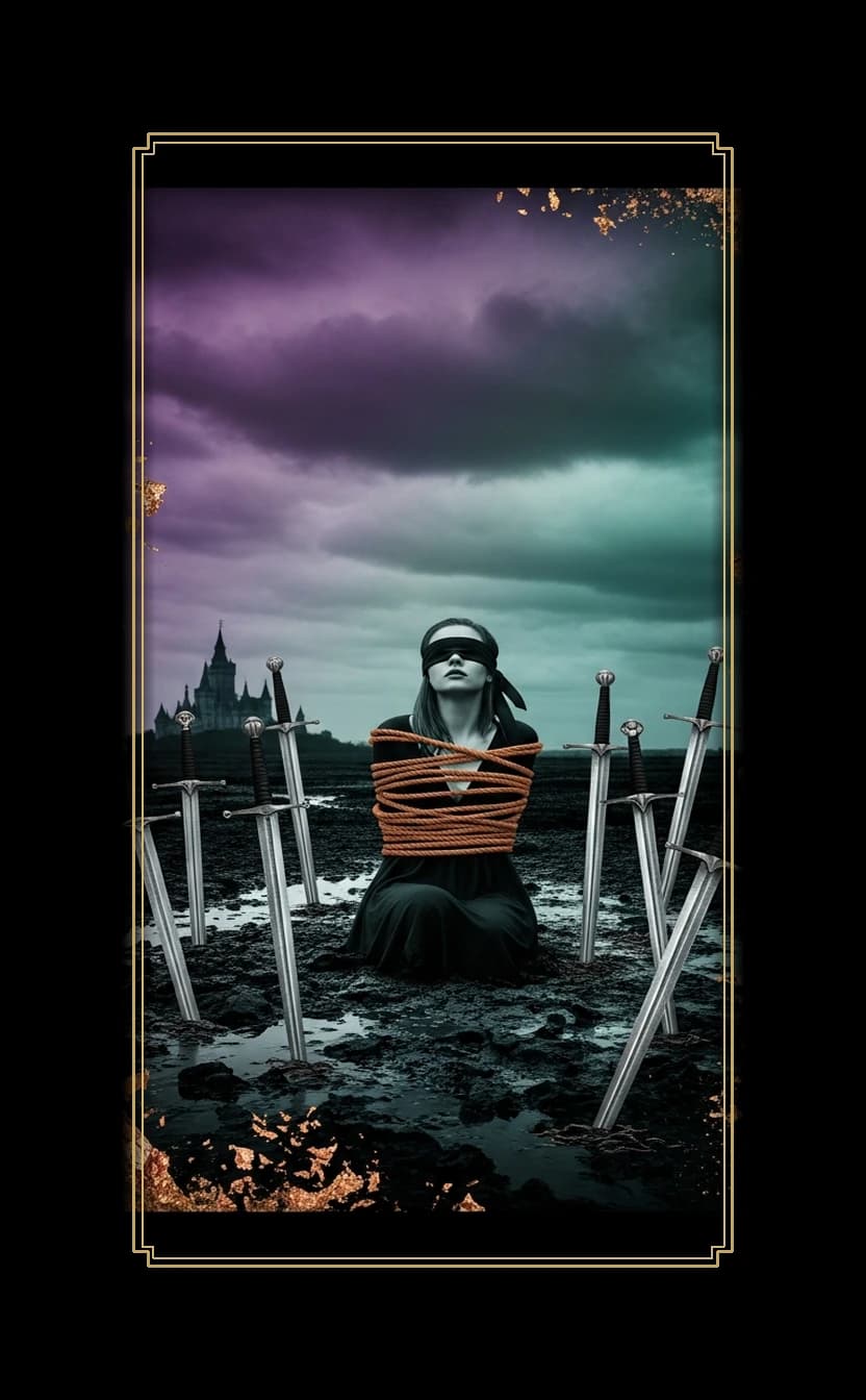 Eight Swords tarot card - Vladimir Putin's destiny card
