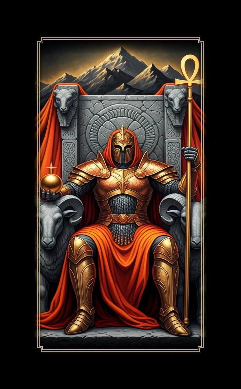 Emperor tarot card - Warren Buffett's journey card