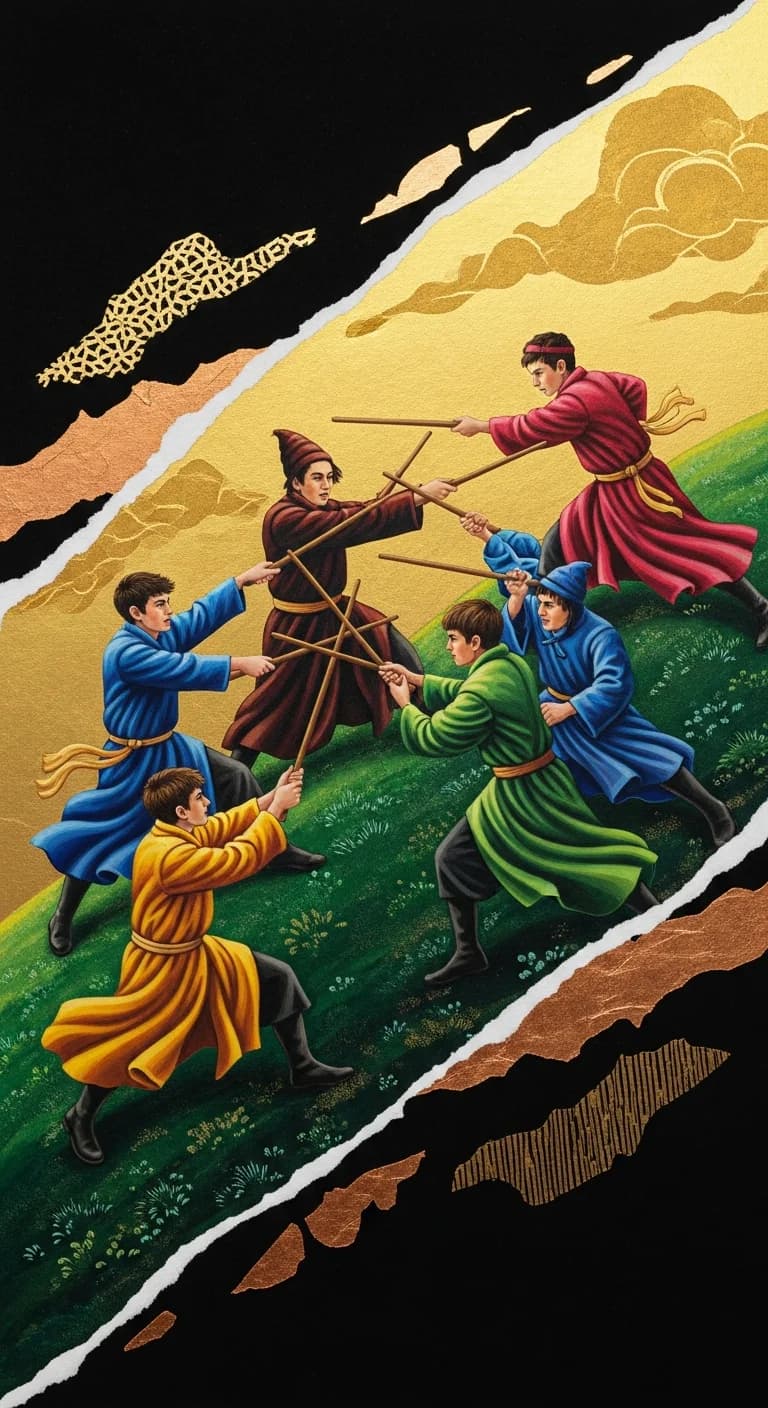 Five Wands tarot card - Jon Rahm's journey card