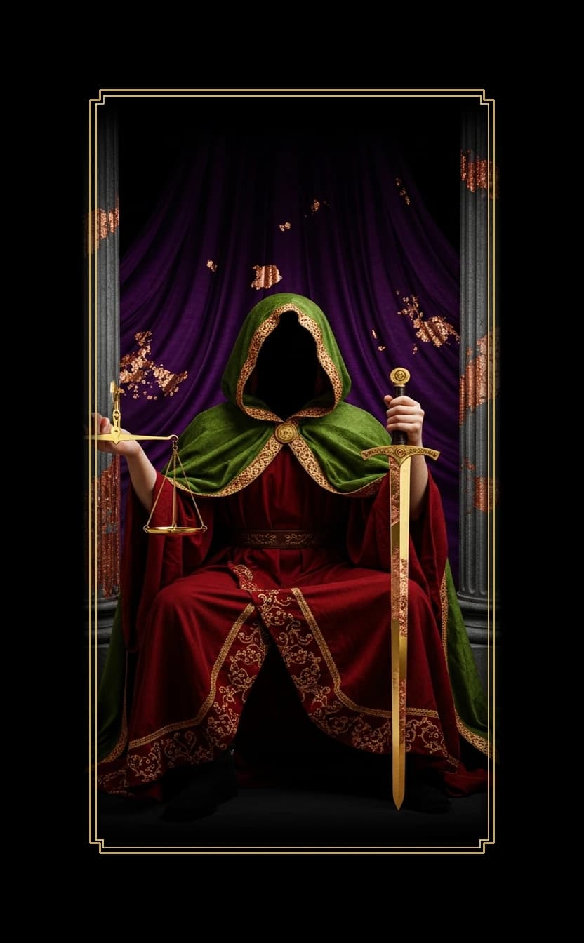 Justice tarot card - Viola Davis's journey card