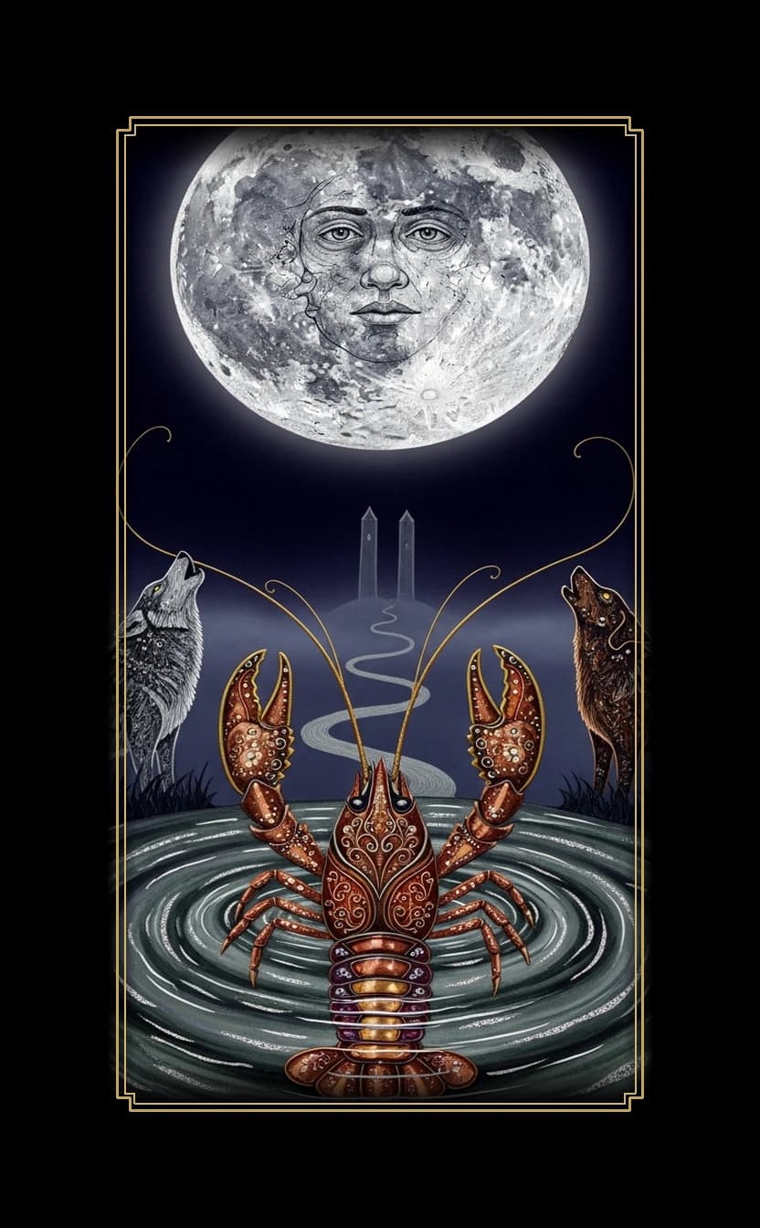 Moon tarot card - Cillian Murphy's journey card