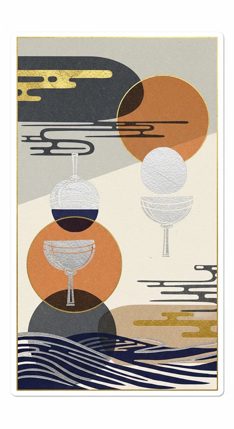 Queen Cups tarot card - Simone Ashley's journey card