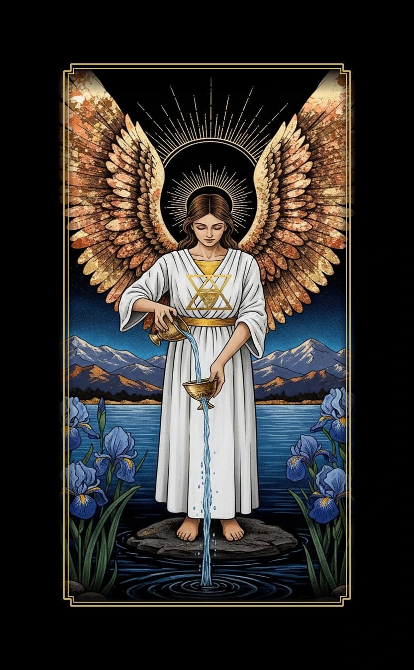 Temperance tarot card - Satya Nadella's journey card