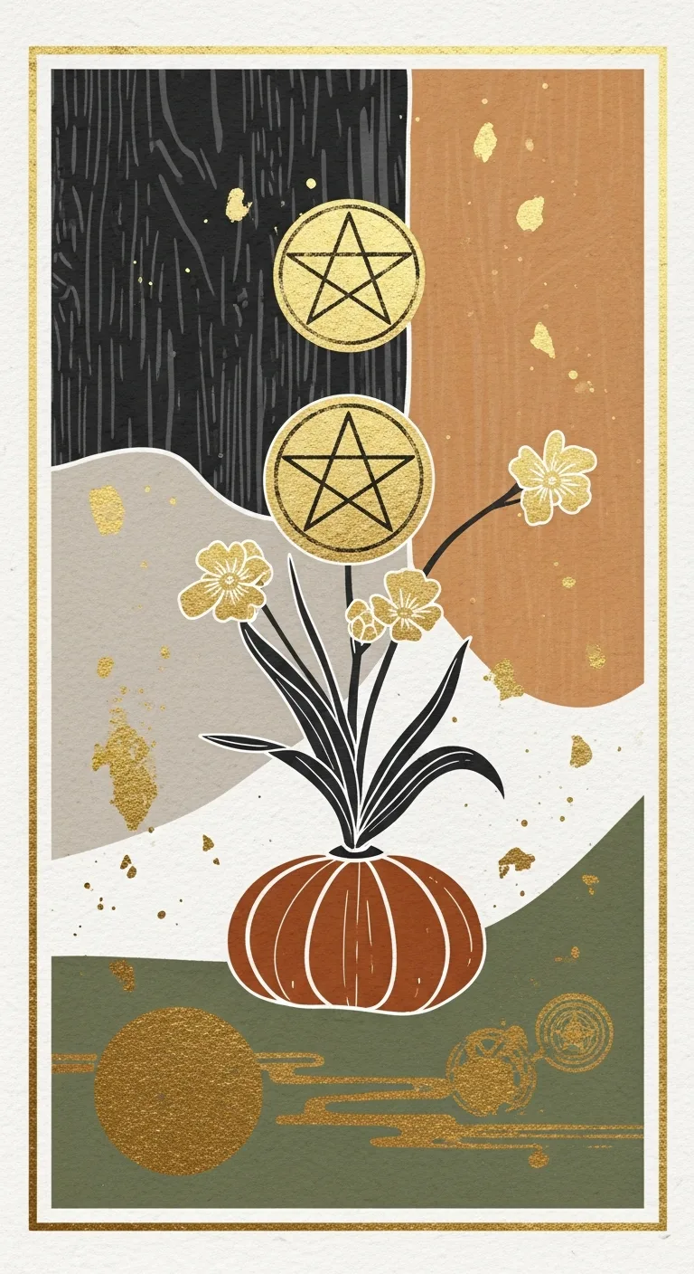 Ace Pentacles tarot card - Rishi Sunak's journey card