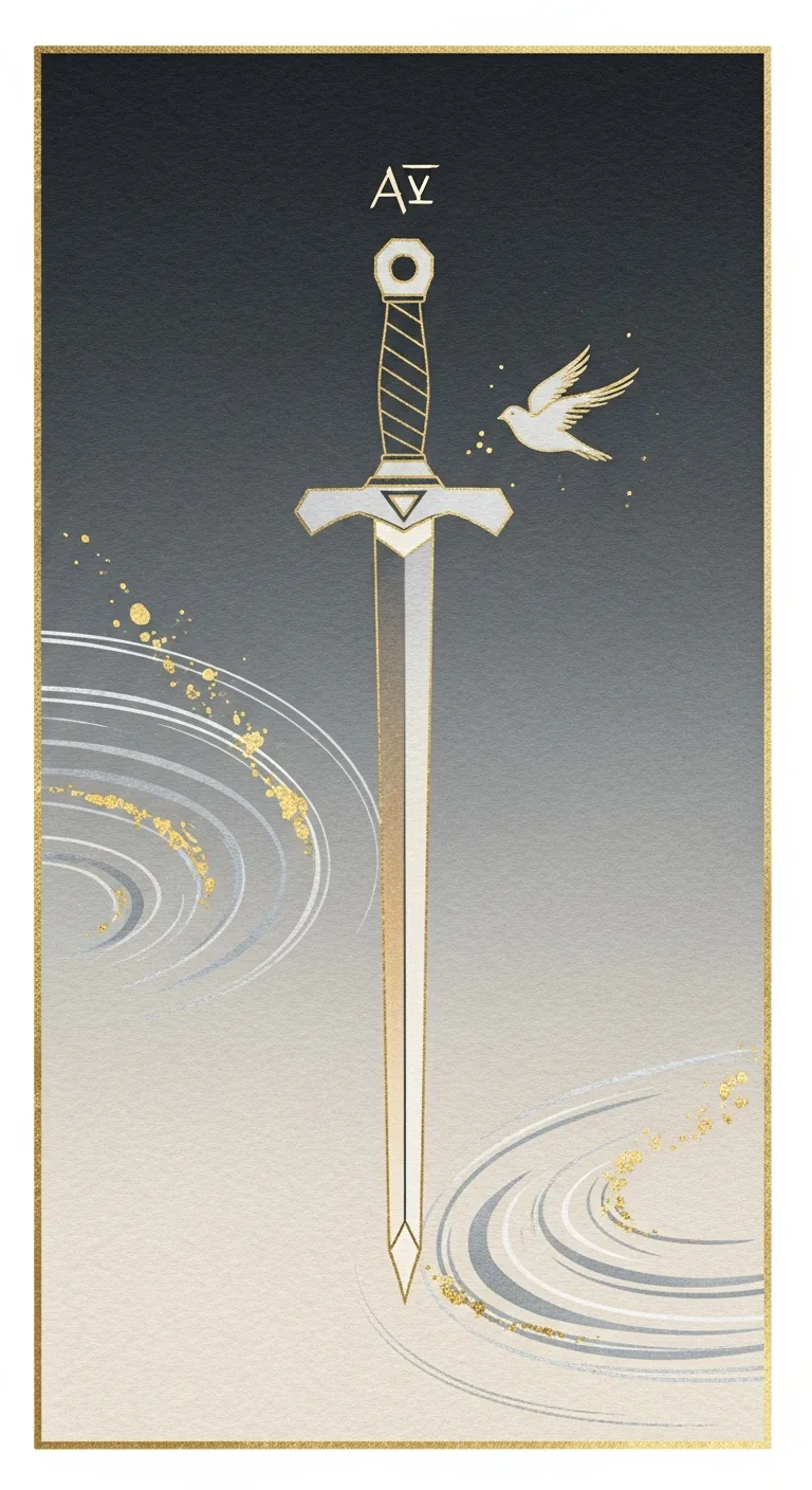 Ace Swords tarot card - Marques Brownlee's foundation card