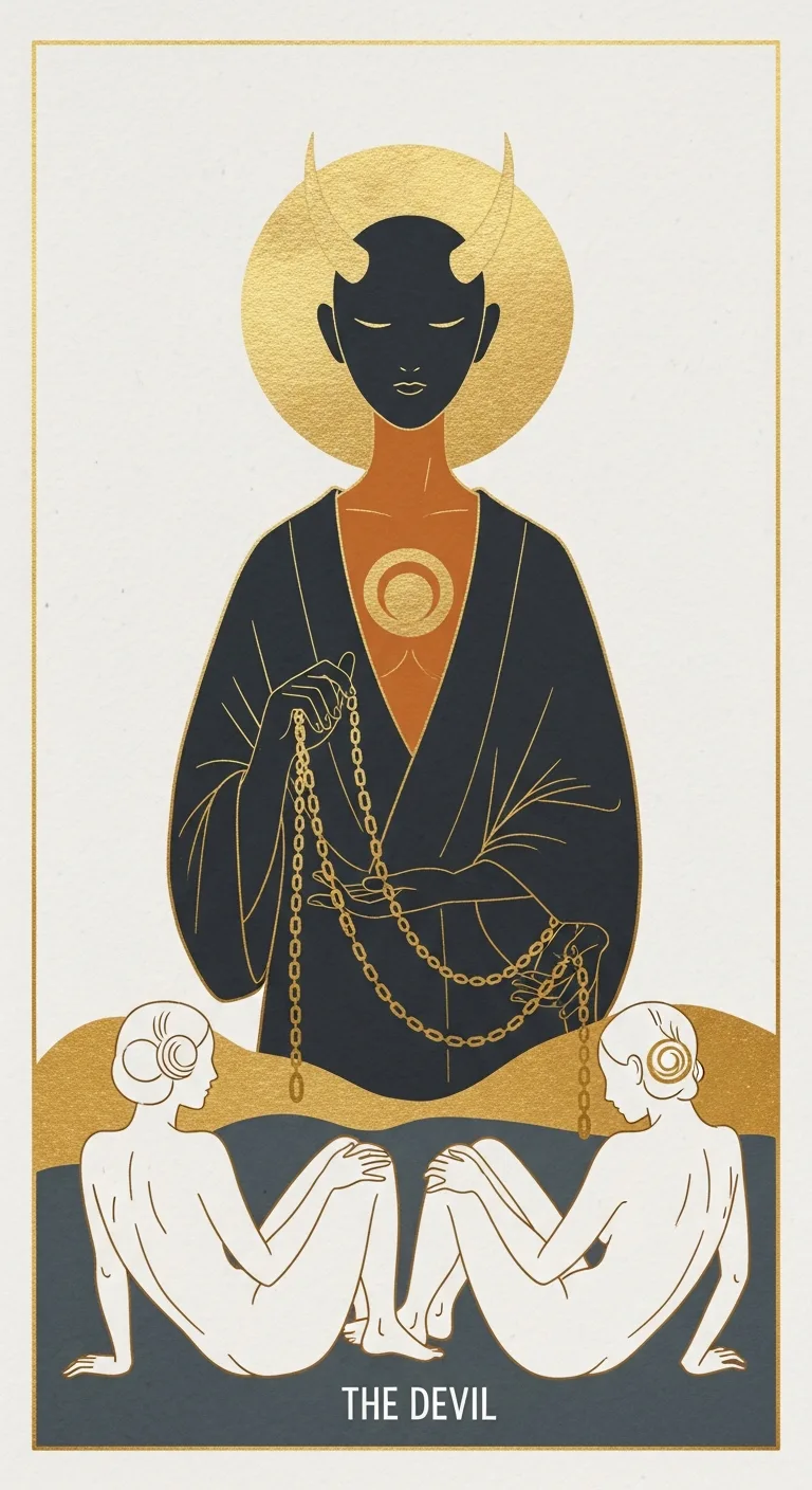 Devil tarot card - Stephen King's journey card