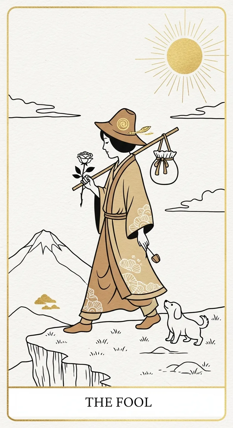 Fool tarot card - Jools Lebron's journey card