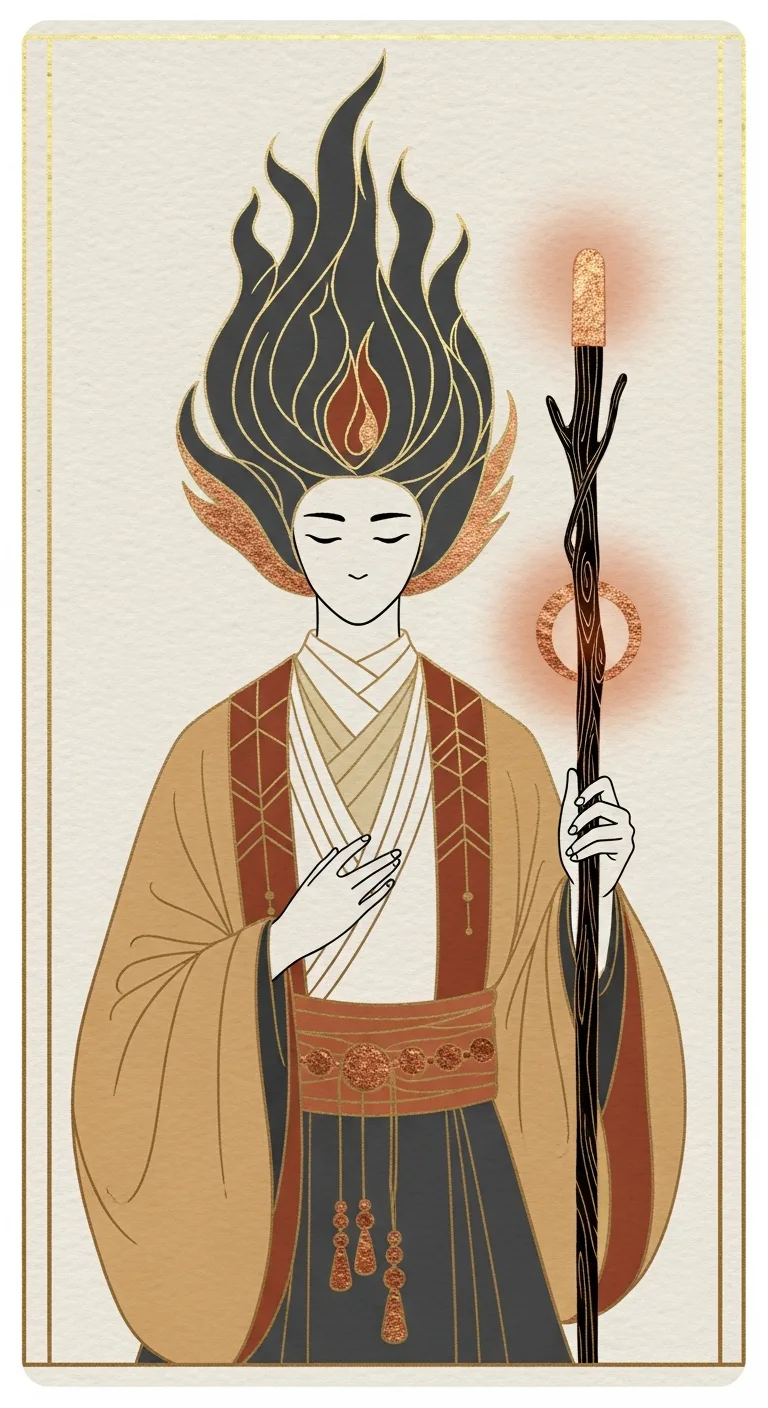 King Wands tarot card - Cristiano Ronaldo's journey card