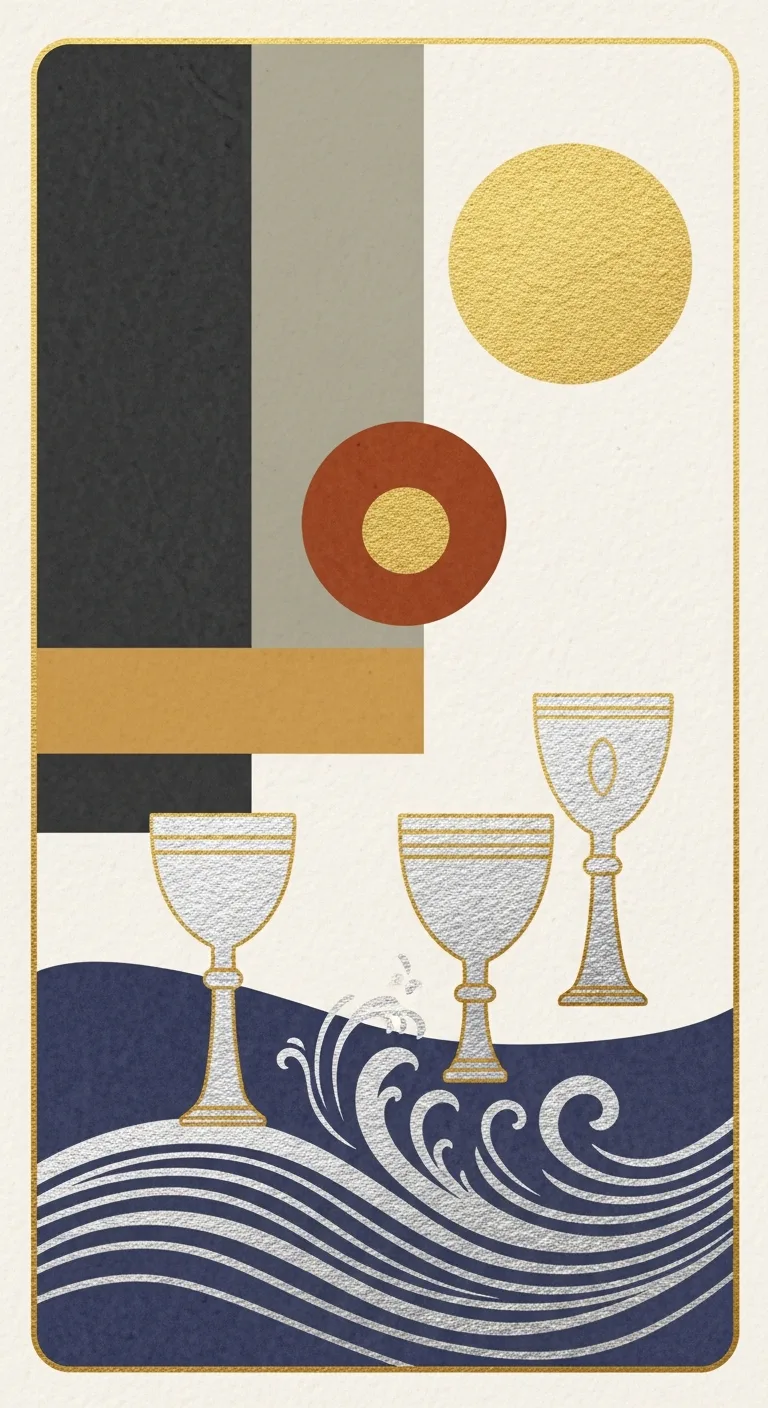 Knight Cups tarot card - Noah Beck's foundation card