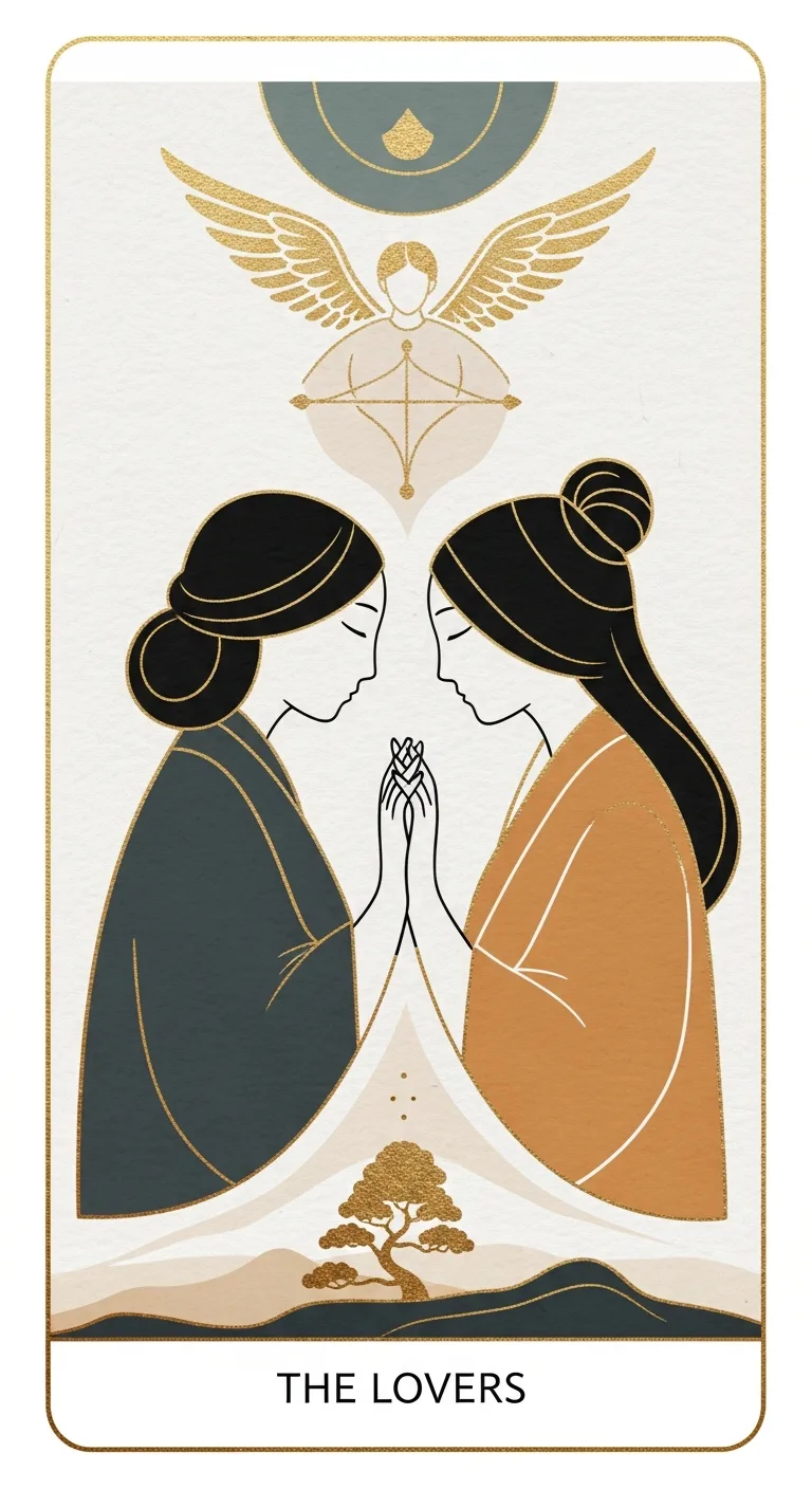 Lovers tarot card - Riyaz Aly's journey card
