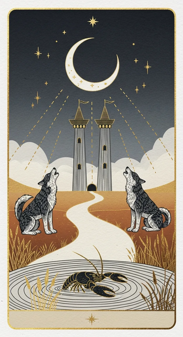 Moon tarot card - Stephen King's foundation card