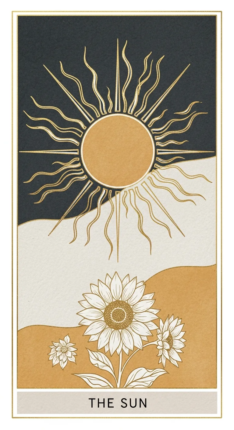 Sun tarot card - Narendra Modi's destiny card