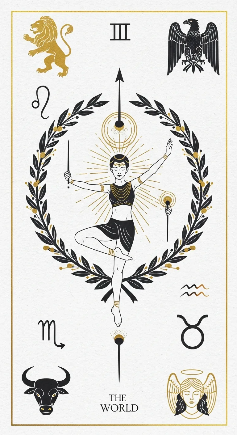 World tarot card - Taylor Swift's destiny card